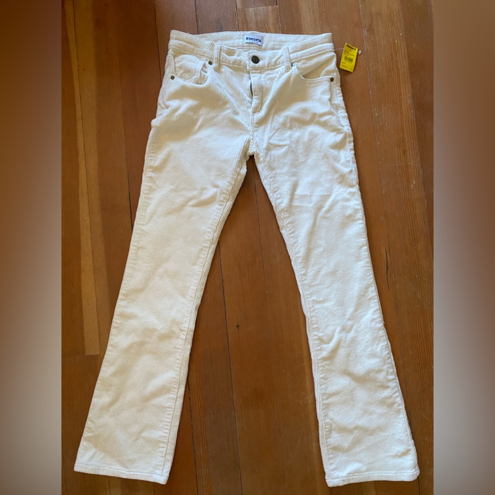 Cream Cord Jeans